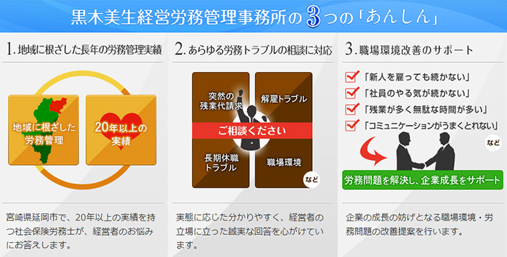 社会保険 行政書士 黒木美生経営労務管理事務所